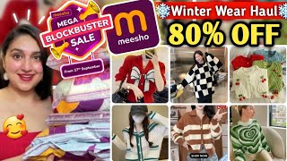 MEESHO Winter Wear Haul Start Rs247😍 Meesho Pintrest Winter Haul  Meesho Haul meesho sweater [upl. by Audre]