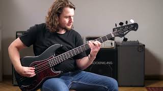 Harley Benton PJ5 SBK Deluxe Series BAss [upl. by Jaffe]