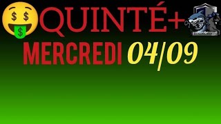 PRONOSTIC PMU QUINTE DU JOUR MERCREDI 4 SEPTEMBRE 2024 [upl. by Novrej]