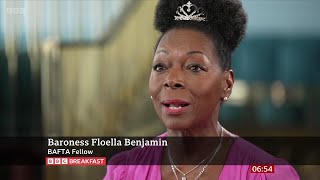 Floella Benjamin Soon To Be Inducted For The BAFTA Fellowship Award On BBC Breakfast 24042024 [upl. by Aicen]