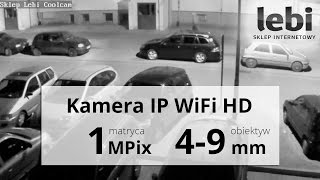 Zewnętrzna obrotowa kamera IP WiFi HD  Coolcam NIP31L2J  Nagranie w nocy [upl. by Hnacogn360]