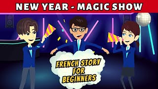 Easy French Stories for Beginners with English Subtitles New Year Celebration [upl. by Marjorie]