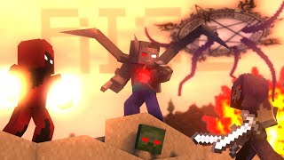 quotRISEquot  A Minecraft Music Video ♪  Herobrine Vs Entity 303  Dreadlord Part 2 [upl. by Jarrod]