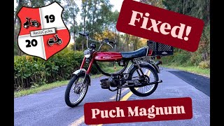 I Fixed A Puch Magnum 50cc Moped [upl. by Harp]