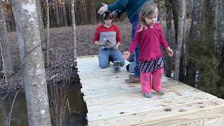 26 How To Build A 16 Foot Long Bridge Over A Creek [upl. by Tevis676]