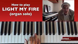 How to play Light my fire solo and Thanks [upl. by Yenwat]