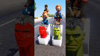 SPIDERMAN BROTHERS SAVES SKIBIDI TOILET HULK BROTHERS amp HULK BRO DE ZOMBIES 🕷️ 🧟 shorts gta5 [upl. by Odlavso451]