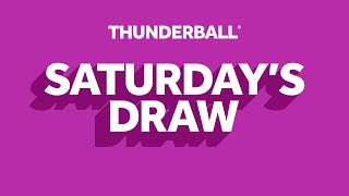 The National Lottery Thunderball draw results from Saturday 19 October 2024 [upl. by Rehptosirhc]