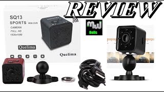 Review da Mini Câmera Quelima SQ13 [upl. by Lari172]