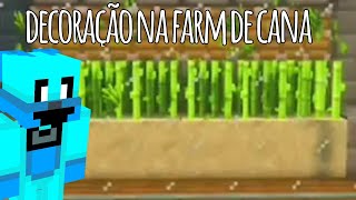 decorando a farm de cana  minecraft nostalgic [upl. by Alison339]