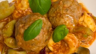 ONE POT MEAL  easy crockpot meatball recipe [upl. by Nylessoj172]