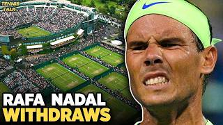 Nadal Withdraws from Wimbledon 2024  Tennis News [upl. by Chace]