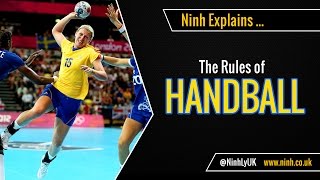 The Rules of Handball Team Handball or Olympic Handball  EXPLAINED [upl. by Ytsanyd284]