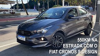 Fiat Cronos SDesign uma viagem de 550km [upl. by Hsakaa]