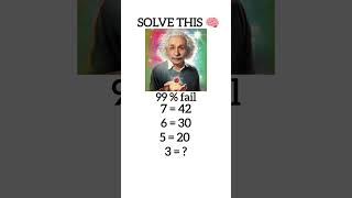 ONLY FOR GENIUS 🧠 Comment your answer 🤔 maths quiz shorts trending [upl. by Nlycaj]