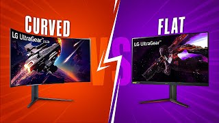 Curved Vs Flat Monitors  Which One to Buy [upl. by Latham]