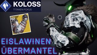 Destiny 2 EislawinenÜbermantel EXO im PVP testen  Kontrolle  Stasis Titan  Hohe Albedo amp Jötunn [upl. by Packton]