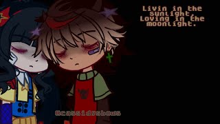 ⪩⪨﹕Livin in the sunlight • Cassidy amp Kelsey • FNAF • Gacha club⌣︶ [upl. by Graniela]