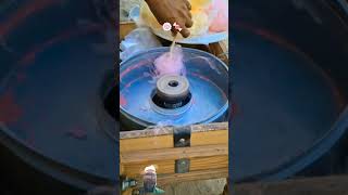 How to Make Cotton Candy  Street Style Candy Floss  Bachpan ka Pyaar Bhul Nahi Jana Re 😋😋 Shorts [upl. by Niai790]