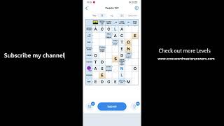 Crossword Master Level 101 Answers  Crossword Master Puzzle 101 [upl. by Pacificia]