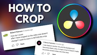 How To Crop in Davinci Resolve 18 and Scale To Fill the Frame  Davinci Resolve 18 Tutorial [upl. by Iadrahs]