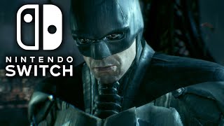 THIS IS UNPLAYABLE  Batman Arkham Knight Switch Gameplay Robert Pattinsons The Batman Suit [upl. by Trip]