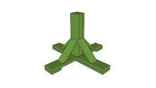 How to build a Christmas tree stand [upl. by Zednanreh]