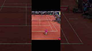 Tennis Elbow 4 Nadal Great Defense And Nice Forehand Winner vs Djokovic shorts [upl. by Audre753]