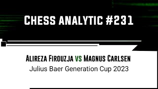 Grand Final  Alireza Firouzja vs Magnus Carlsen  Julius Baer Generation Cup 2023 [upl. by Eneryt107]