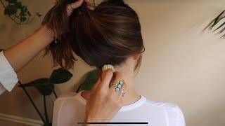 ASMR playing  brushing emilys hair w mini tools to calm your mind no talking [upl. by Le]