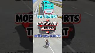 BUS TERCEPAT vs MOBIL SPORTS TERCEPAT vs MOTOR DRAG TERCEPAT‼️ shorts bussid howlif [upl. by Innob]