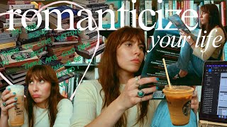 How to Romanticize Your Life ✨📘☕️💋  book shopping amp reading vlog the ultimate bookish day [upl. by Holna]