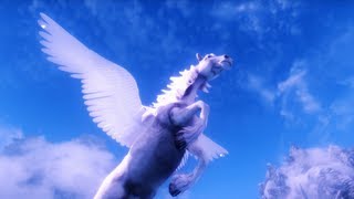 Skyrim School of Witchcraft and Wizardry Pegasus horses [upl. by Ajile246]