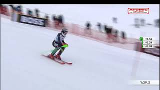 Lucas Braathen 🇳🇴  mens slalom Kitzbuhel 2nd run Jan 22 2023 weareskiing atomic [upl. by Nami]