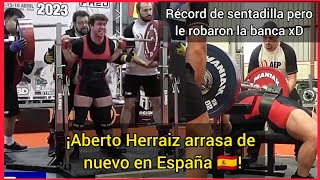 BETO gana CAMPEONATO España POWERLIFTING  Récords sentadilla y total 74kg 😱 [upl. by Delaney355]