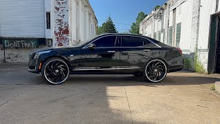 2019 CADILLAC CT6 on 26s Big Caps [upl. by Betthel]