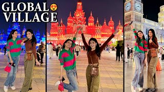 GLOBAL VILLAGE DUBAI 😍  Puri Duniya Ghoom Li 🤩  Bht Ziada Window Shopping Ki 😂 [upl. by Nicram]