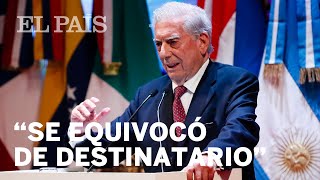 VARGAS LLOSA “López Obrador tendría que haberse enviado la carta a sí mismo” [upl. by Yeliw]