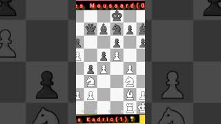 European Chess Championship 2023 Round 3 Denis Kadric win this game against Jules Maussard [upl. by Rebah627]