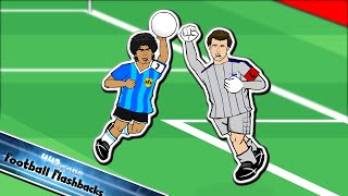 ✊🏽THE HAND OF GOD✊🏽 Argentina vs England World Cup 1986 Maradona Handball  Goal of the Century [upl. by Algy701]