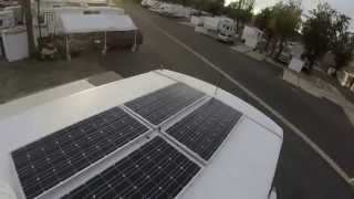 Renogy 400W Solar Installation on 99 Winnebago Chieftain [upl. by Xela960]