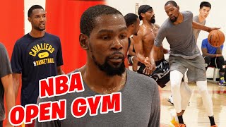 Kevin Durant GOES CRAZY at NBA Open Gym 🔥 [upl. by Ecitnirp]