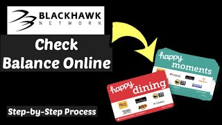 How to check gift card balance online  Blackhawnk card balance check  Omnicards [upl. by Alliuqat815]