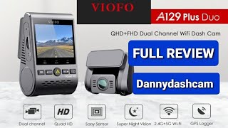 Viofo A129 Plus Duo 2K 2 Channel Dash Cam Review Unboxing Footage amp Firmware Update Demonstration [upl. by Gillian]