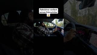 Der Fahrschüler ist verschwunden😱 fahrschule fahrschüler viral fahrlehrer shorts youtube fyp [upl. by Airel]