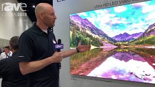 CEDIA 2018 Leyard Planar Shows Its DirectLight X LED Video Wall System [upl. by Decima]