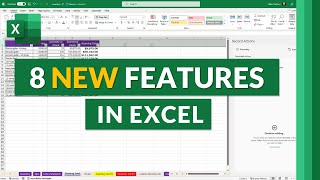 8 New Features in Microsoft Excel  Summer 2023 [upl. by Akkina]