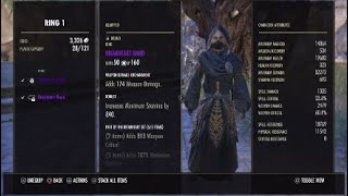 ESO My Redguard Dragonknight PVE DPS build Briarheart Hundings Rage PS4 [upl. by Carola]