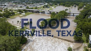 Flooding in Kerrville  July 23 2024 [upl. by Thibaut]