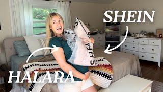 MATERNITY CLOTHES HAUL  SHEIN and Halara tryon [upl. by Malek]